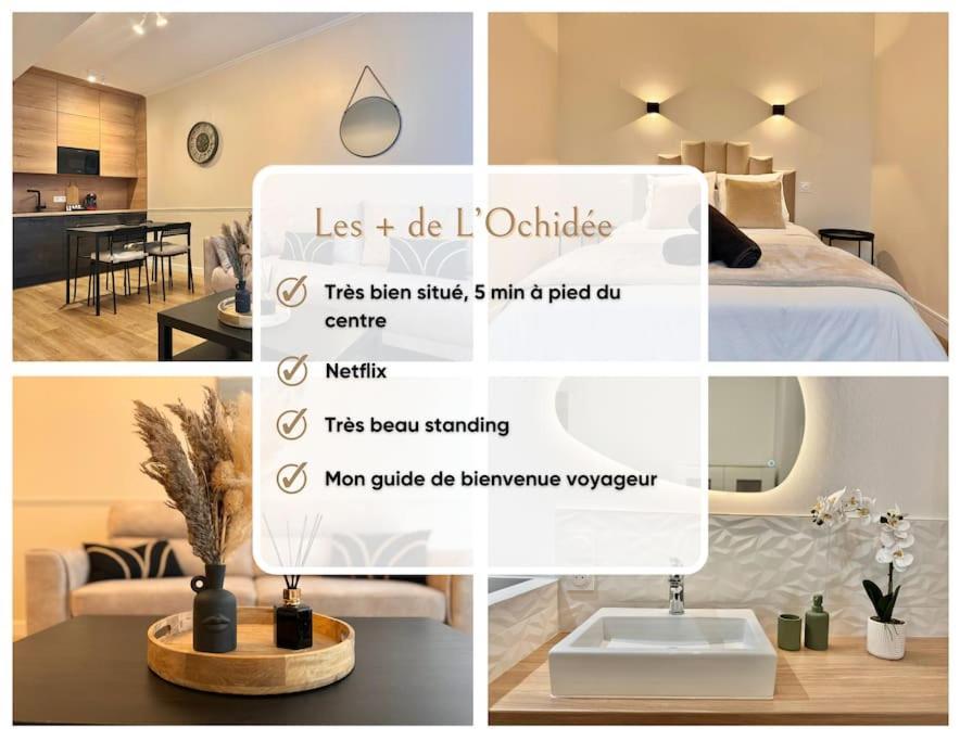 L'Orchidee - Netflix - Wi-Fi - Proche Centre Apartment Troyes Exterior photo